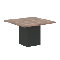 Стол центральный VRCCT 1212.1 Американский орех/Яшма черный 1200х1200х750 VELION VENEER