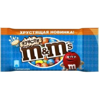 Драже конфеты M&m's Crispy с хрустящей начинкой, 36г