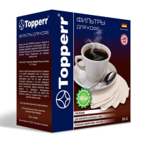 Фильтры для кофеварок Topperr №4 бумажный, отбеленный, 300шт/уп