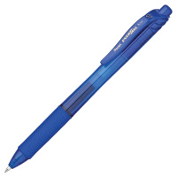 Ручка гелевая автоматическая Pentel Energel-X синяя, 0.7мм, синий корпус