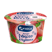 Йогурт Viola Very Berry клубника 2.6%, 180г БЗМЖ
