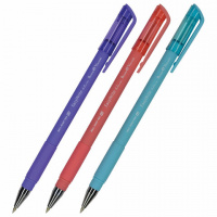 Ручка шариковая BRUNO VISCONTI 'EasyWrite', СИНЯЯ, 'Joy', корпус ассорти, узел 0,5 мм, линия письма