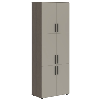 Шкаф высокий широкий VHCS 80.8 Аметист/Дуб Сильвер 800х430х2253 VELION