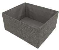 Tarrington House Короб для хранения текстильный серый размер M, 21 x 21 x 18см