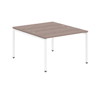 Стол на 2 рабочих места Skyland Xten-S XWST 1214, двухместный, дуб сонома/белый полуматовый, 1200х1406х750мм