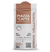 Кофе Piazza del Caffe Crema Vellutata молотый, 250г