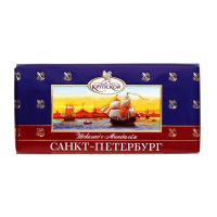 Шоколад Крупской Санкт-Петербург, с миндалем, 100г