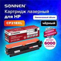 Картридж лазерный Sonnen SH-CF218XL для HP LJP M104A/M104W, MFP M132FW/M132FN/M132NW/M132A, ресурс 6000 стр