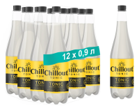 Напиток Chillout Premium English Tonic сильногазированный, 900мл x 12 шт