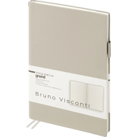 Ежедневник недатированный А5 GRAND серый, 128л 3-774/14