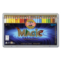 Карандаши с многоцветным грифелем Koh-I-Noor 'Magic', 23цв.+ карандаш-блендер, утолщенные, заточен.,