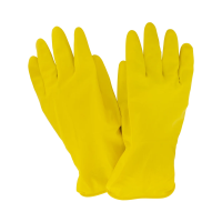 Перчатки резиновые Merida р.XL, желтые, с хлопковым напылением