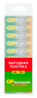 Аккумулятор Gp AA, 2700mAh, 10шт/уп