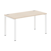 Стол прямой XS6ST 147 Бук Тиара/Белый 1400х700х750 XTEN-S60
