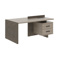 Стол СФ-531322 Дрифтвуд \Бетон чикаго тем\Графит\Бетон чикаго тем\Дрифтвуд 1800х961х840 WOOD&STONE