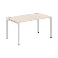 Стол прямой XSST 148 Бук Тиара/Алюминий 1400х800х750 XTEN-S