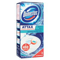 Освежитель для унитаза Domestos Морская свежесть, 10г х 3шт, стикеры