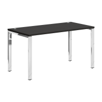 Стол прямой XGST 147.1 Дуб Юкон Модерн/Нержавейка полированная 1400х700х750 XTEN GLOSS