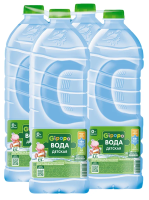 Вода детская Gipopo негазированная, 2.5л x 4 шт