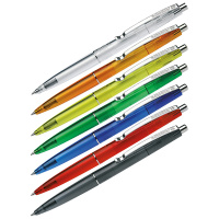 Шариковая ручка автоматическая Schneider K20 Icy Colours синяя, 0.5мм, корпус ассорти