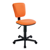 Кресло офисное Бюрократ CH-204NX ткань, оранжевая, крестовина пластик