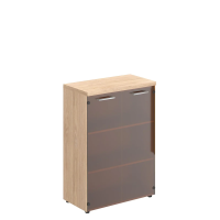 Шкаф со стеклянными дверьми и топом TMC 85.2 Дуб Бофорд Z 854х452х1203 TORR-Z