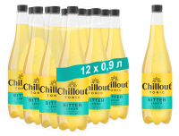 Напиток Chillout Bitter Tonic Лимон сильногазированный, 900мл x 12 шт