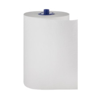 Бумажные полотенца Merida Optimum Automatic Mini BP4402, в рулоне, белые, 100м, 1 слой, 11 рулонов