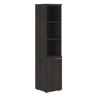 Шкаф колонка с глухой малой дверью (L) и топом XHC 42.5(L) Дуб Юкон Модерн 432х432х1955 XTEN