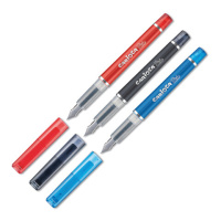 Перьевая ручка Carioca Stilo 1мм, ассорти, 2 сменных картриджа