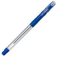 Ручка шариковая Uni Lakubo SG-100 синяя, 0.5мм, прозрачный корпус