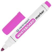 Маркер для досок Centropen Dry-Wipe розовый, круглый наконечник, 2.5 мм