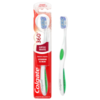 Зубная щетка Colgate Optic white отбеливающая средняя жесткость