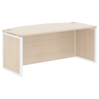 Стол руководителя XQPET 189H Бук Тиара/Белый 1800х914х750 XTEN-QP