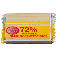 Мыло хозяйственное 72% Меридиан 'Традиционное', 200г, флоу-пак