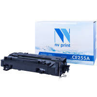 Картридж лазерный Nv Print CE255A, черный, совместимый