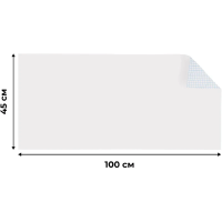 Доска самоклеещаяся марк. в рулоне Attache,45x100 см,бел.,маркер и салфетка