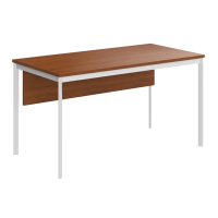 Стол прямой Skyland Imago-S СП-3SD, французский орех/белый полуматовый, 1400х720х755мм