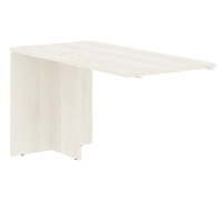 Брифинг-приставка EDB 1367 Ясень Траун/Белый 1360х670х750 EDIS