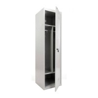 Шкаф для одежды металлический ML-11-50, базовый модуль