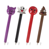 Ручка шариковая Brauberg Смайлики Микс-2 синяя, 0.5мм, ассорти