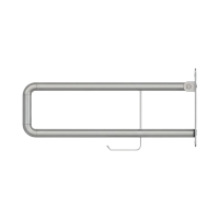 Поручень Merida откидной, с креплением в стену, 32мм, 80см