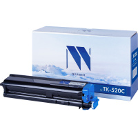 Картридж лазерный Nv Print TK520C, голубой, совместимый