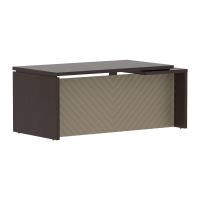 Стол руководителя TLCT 189(L) Венге Магия Z/Капучино 1800х900х750 TORR LUX