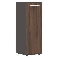 Шкаф средний узкий EMCS 42.1 Дуб Денвер тёмный/Белый/Мокко 426х430х1199 EDIS