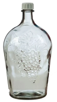 Бутыль Виноград с крышкой 5л, 16 x 36 x 16см