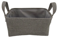 Tarrington House Корзина для хранения с ручками серая размер M, 35 x 25 x 18см