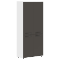 Шкаф высокий широкий EHCS 85.3 Мокко/Мокко/Белый 852х430х1967 EDIS