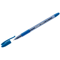Шариковая ручка Luxor Spark II синяя, 0.7мм, прозрачный корпус