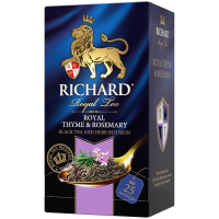 Чай Richard Royal Thyme & Rosemary, черный, 25 пакетиков